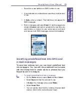 Предварительный просмотр 69 страницы HTC Windows Mobile SmartPhone User Manual