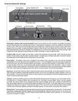 Предварительный просмотр 7 страницы HTD Cabinet Speakers Owner'S Manual