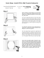 Предварительный просмотр 6 страницы HTD HD-IWS10 Owner'S Manual