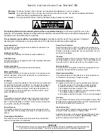 Предварительный просмотр 2 страницы HTD MC-86 Owner'S Manual