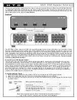 Preview for 1 page of HTD SS41 Specifications