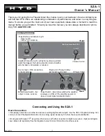 Предварительный просмотр 1 страницы HTD SZA-1 Owner'S Manual