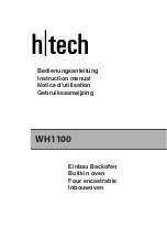 Предварительный просмотр 1 страницы htech WH1100 Instruction Manual