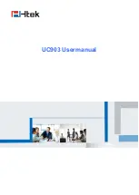 Htek UC903 User Manual preview