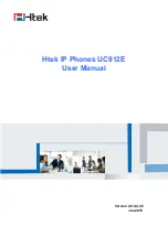 Htek UC912E User Manual предпросмотр