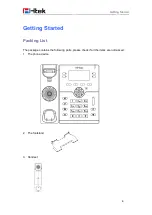 Предварительный просмотр 8 страницы Htek UC912E User Manual