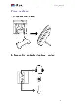 Предварительный просмотр 10 страницы Htek UC912E User Manual