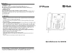 Preview for 2 page of Htek UC923U Quick Reference