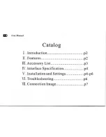 Preview for 2 page of HTI 7503W User Manual