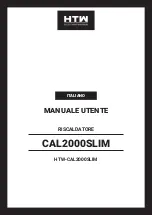 Предварительный просмотр 27 страницы HTM CAL2000SLIM Owner'S Manual