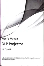 Предварительный просмотр 1 страницы HTP DLP-100M User Manual