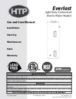 HTP Everlast C2X030 Use And Care Manual preview