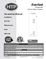 Предварительный просмотр 1 страницы HTP Everlast EVC080C2X045 Use And Care Manual