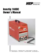 HTP Invertig 160DC Owner'S Manual preview