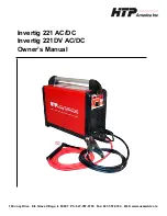 HTP Invertig 221 AC/DC Owner'S Manual preview