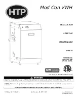 HTP Mod Con 300 VWH Installation And Maintenance Instructions Manual preview