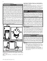 Preview for 10 page of HTP Pioneer PHR100 Installation, Start-Up, Maintenance, Parts, Warranty