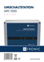 HTRONIC MPC1000 Manual предпросмотр