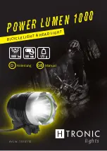 Предварительный просмотр 1 страницы HTRONIC Power Lumen 1000 Manual