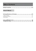 Preview for 52 page of HTW ADMIRA HTW-C6-035ADMR32 Owners And Installation Manual