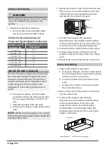 Preview for 78 page of HTW ADMIRA HTW-D-035ADMR32 Owners And Installation Manual