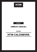 Preview for 7 page of HTW CAL2000VER Owner'S Manual