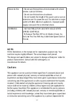 Preview for 19 page of HTW CLEAN HTWPUR27CLEAN Owner'S Manual