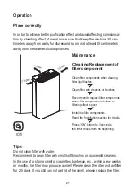 Preview for 23 page of HTW CLEAN HTWPUR27CLEAN Owner'S Manual