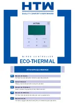 HTW ECO-THERMAL Owner'S Manual preview