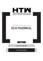 Preview for 32 page of HTW ECO-THERMAL Owner'S Manual