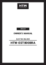 Preview for 7 page of HTW EST800BRA Owner'S Manual