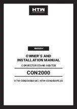 Preview for 9 page of HTW HTW-CON2000BASIC Owners And Installation Manual