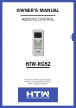 Preview for 1 page of HTW HTW-RG52 Owner'S Manual