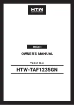 Preview for 6 page of HTW HTW-TAF1235GN Owner'S Manual