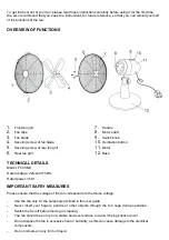 Preview for 7 page of HTW HTW-TAF1235GN Owner'S Manual