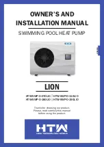 HTW LION HTW-SWP-O-070LIO Owners And Installation Manual preview