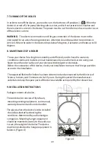 Preview for 24 page of HTW PACIFIC HTWCQ24PACIFICGN-K Owners And Installation Manual