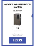 Preview for 1 page of HTW RSJ Series Owners And Installation Manual