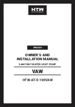 Preview for 45 page of HTW VAW 100L Owners And Installation Manual