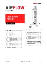 Hu-Friedy EMS AirFlow Station+ Instructions For Use Manual предпросмотр