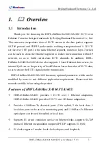 Preview for 9 page of Huahuan Electronics H0FL-EthMux.SA1601 User Manual