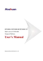 Huahuan Electronics HT8000-I User Manual preview