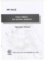 HUALIAN HP-241G Operation Manual предпросмотр