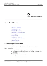 Предварительный просмотр 17 страницы Huawei 02351KQB Hardware Installation And Maintenance Manual