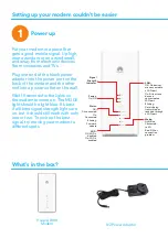 Предварительный просмотр 2 страницы Huawei 2degrees B618 Setup Manual