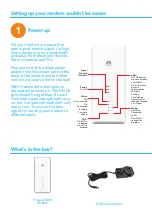 Preview for 2 page of Huawei 2degrees B618 Setup Manual