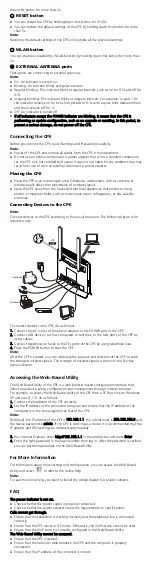 Предварительный просмотр 2 страницы Huawei 31010GEV Quick Start Manual