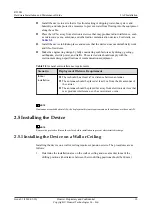 Preview for 16 page of Huawei 50082920 Hardware Installation And Maintenance Manual