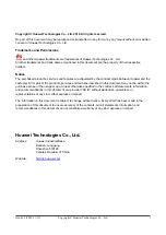 Preview for 2 page of Huawei 5288 V3 V100R003 User Manual