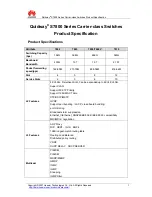 Preview for 1 page of Huawei 7810 Specifications